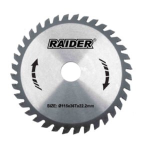 RAIDER Δίσκος κοπής ξύλου Φ20/Φ190/80Δόντια 163136