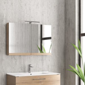 Καθρέπτης ανοιγόμενος με δύο πόρτες Collection URBAN