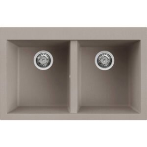 Νεροχύτης κουζίνας QUADRA 350 Tortora 43 ELLECI 79x50cm