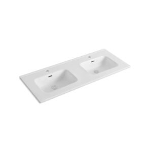 Νιπτήρας επίπλου διπλός LETO LT 7506 120D KARAG 120,5x47x18cm