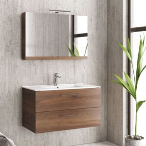 Βάση με δύο συρτάρια Brown 8702 URBAN 90
